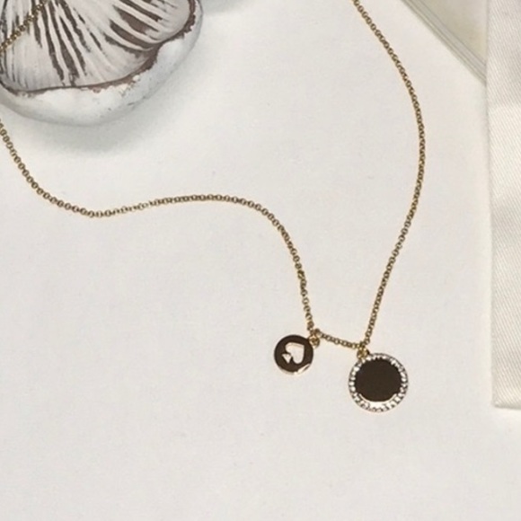 New Kate Spade spot the spade pave charm pendant - Picture 6 of 12